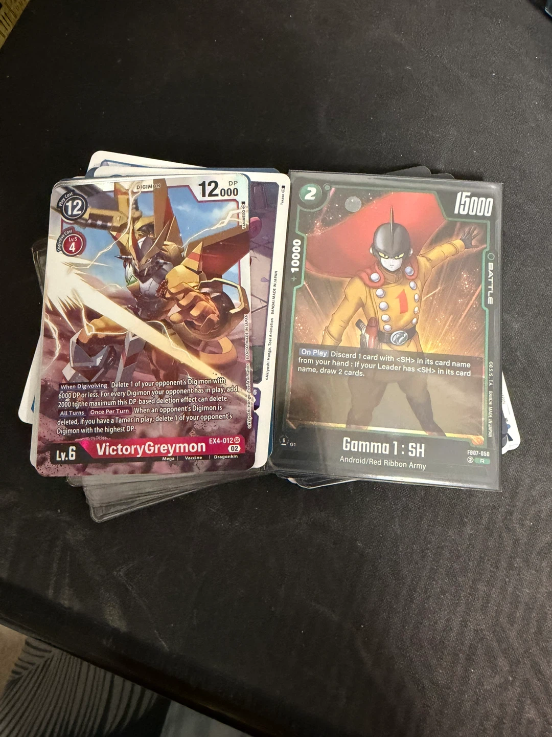 Digimon TCG VictoryGreymon & Gamma 1: SH Cards