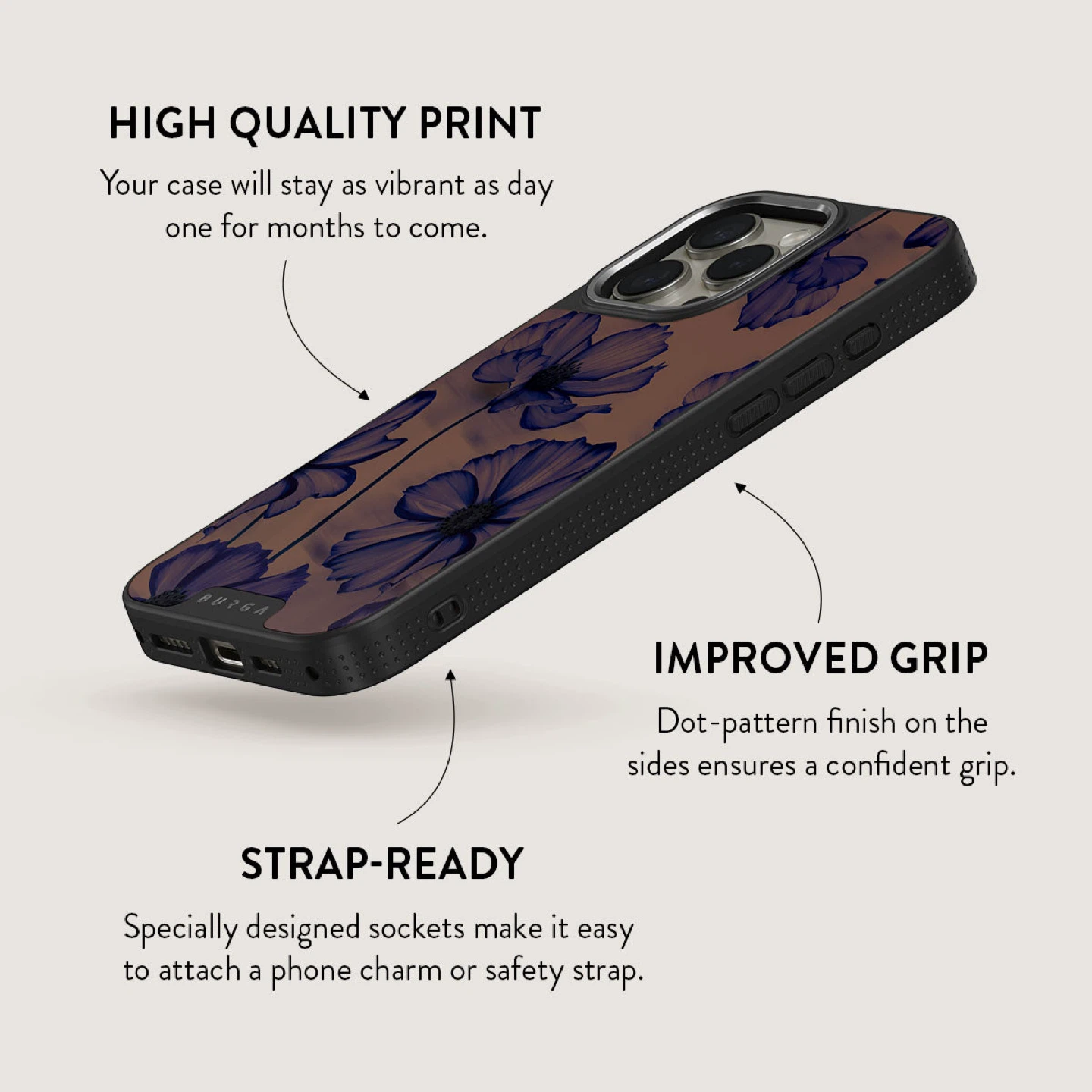 Burga "Velvet Night" iPhone 16 Pro Protective Case - photo 5