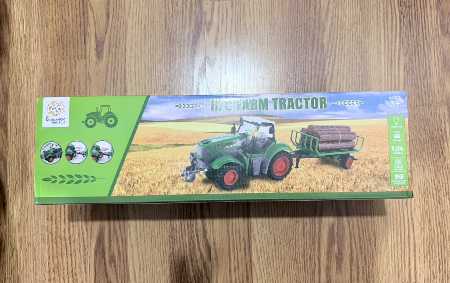 1:24 R/C Farm Tractor Toy with lights - photo 3