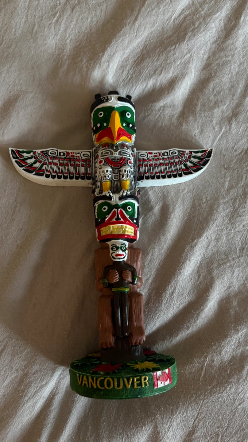 Vancouver Totem Pole Figurine