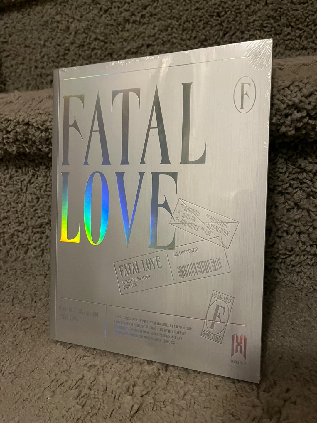 MONSTA X Fatal Love Album (New)