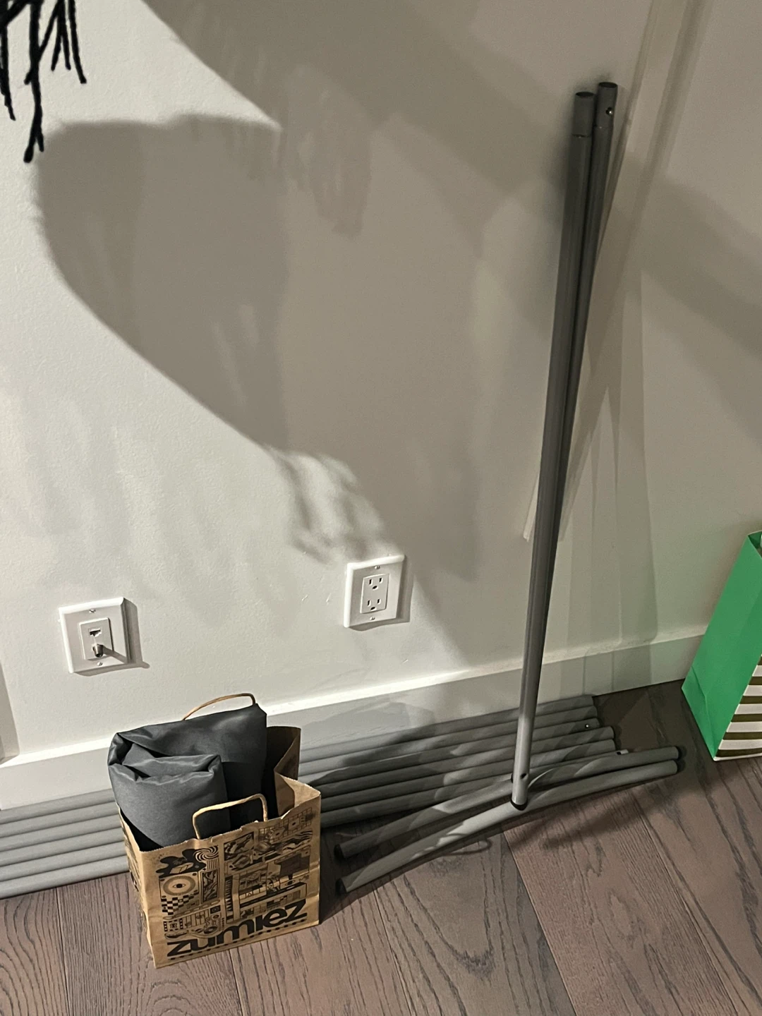 Grey Room Divider Screen 71"x71" - photo 3