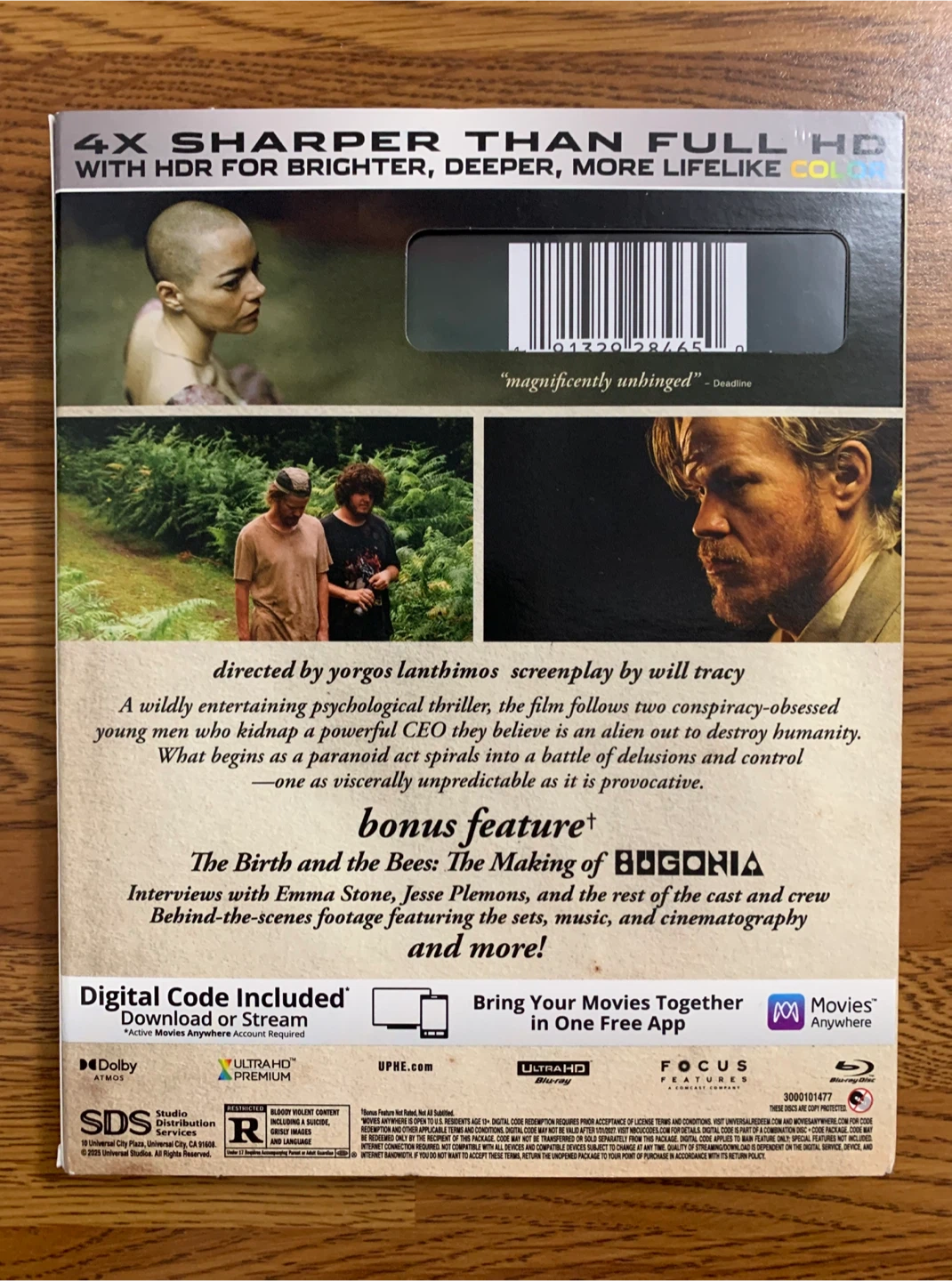 Bugonia (Collector’s Edition) 4K UHD Blu-ray Combo Pack - photo 2