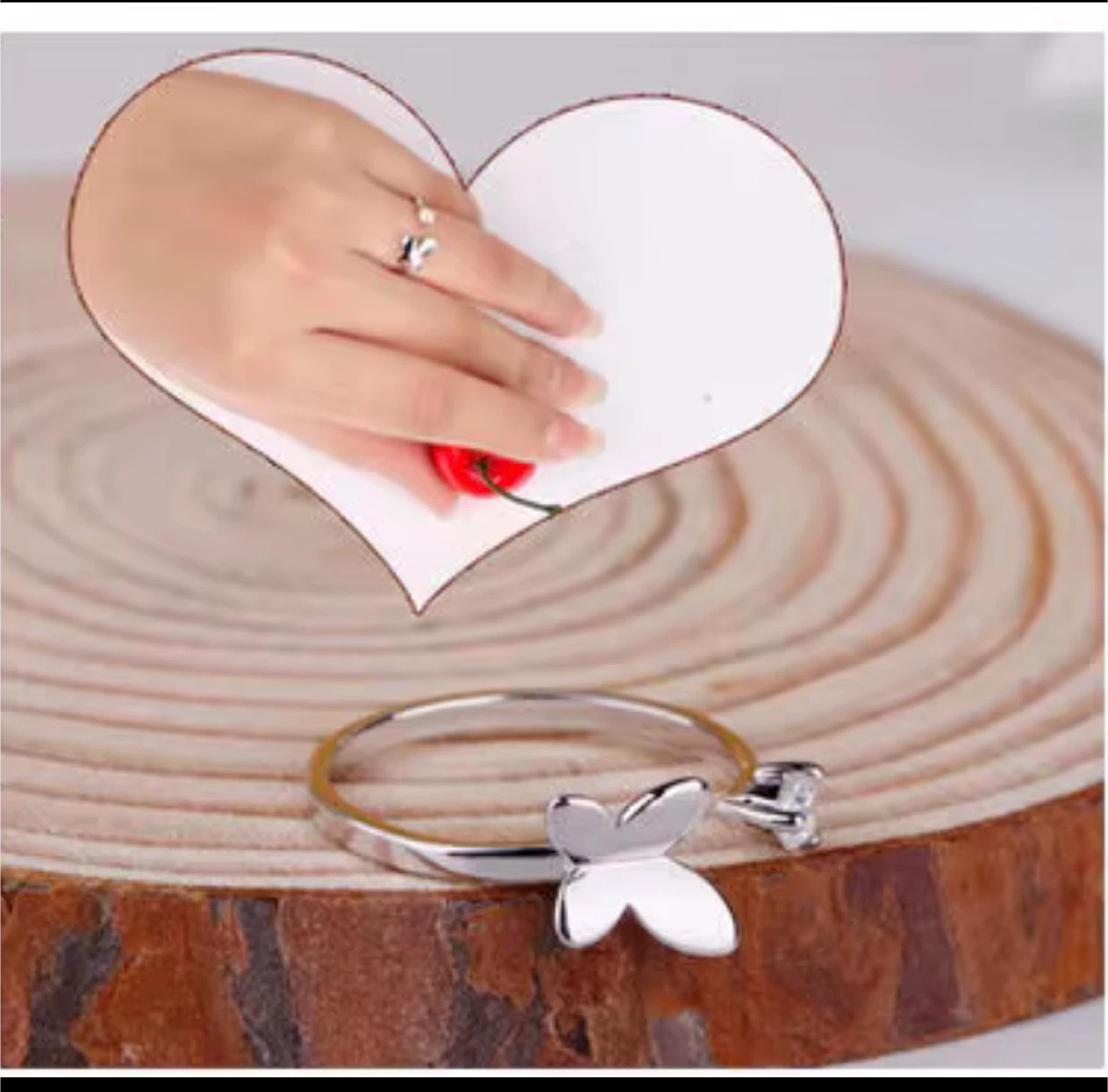 Butterfly Ring - S925 Silver Tone - photo 5