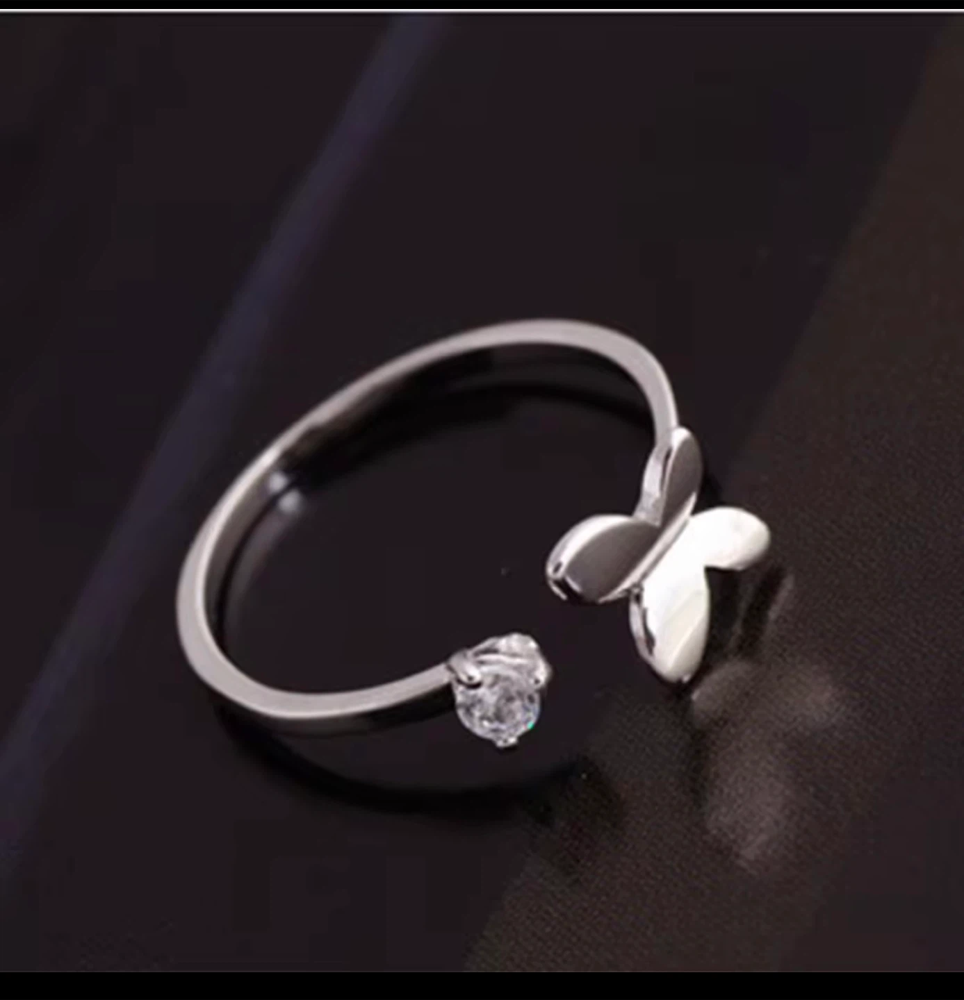 Butterfly Ring - S925 Silver Tone - photo 4