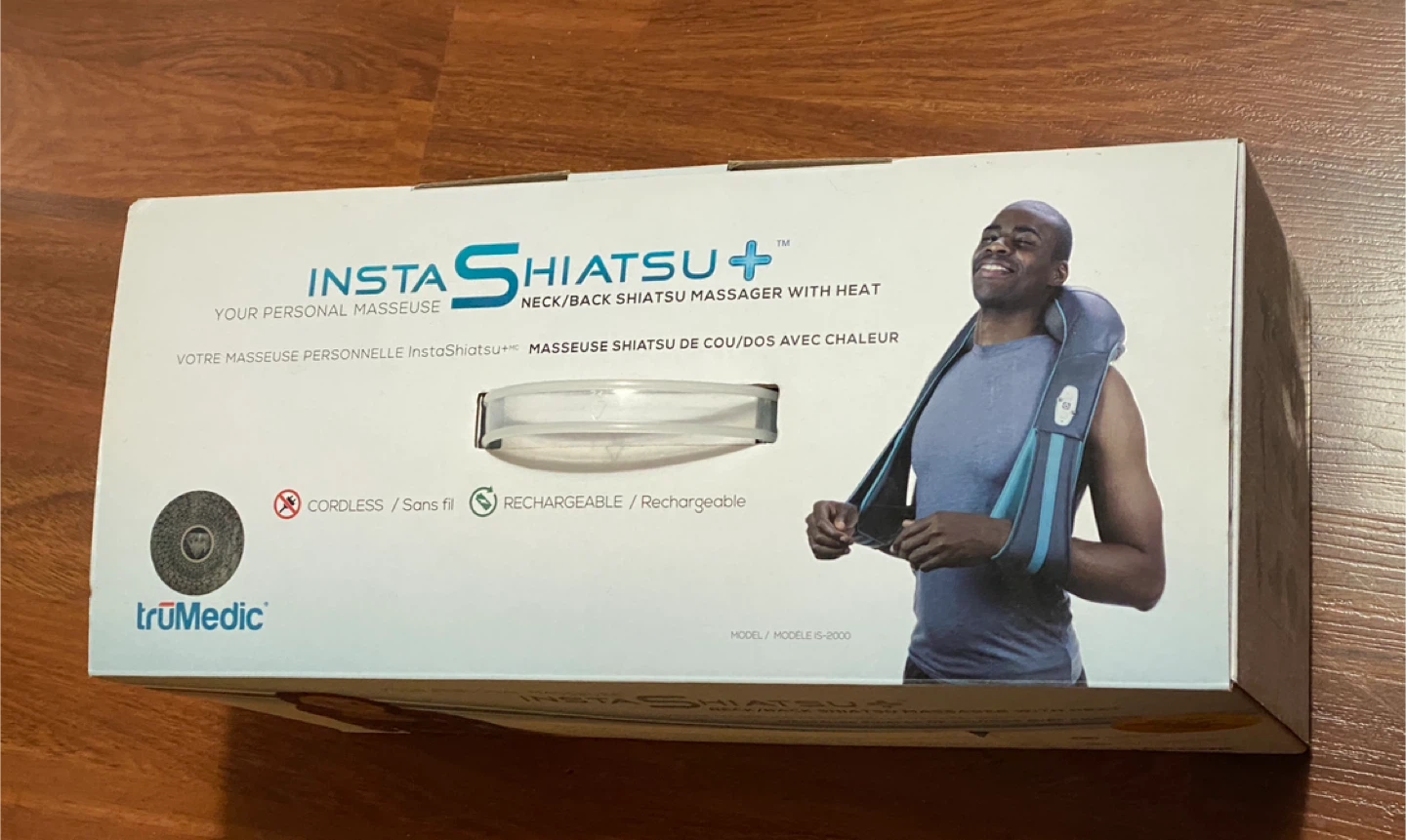 truMedic InstaShiatsu+ Neck/Back Massager w/ Heat