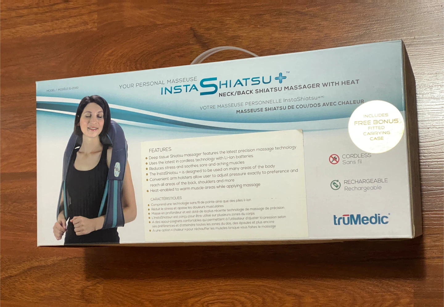 truMedic InstaShiatsu+ Neck/Back Massager w/ Heat - photo 4