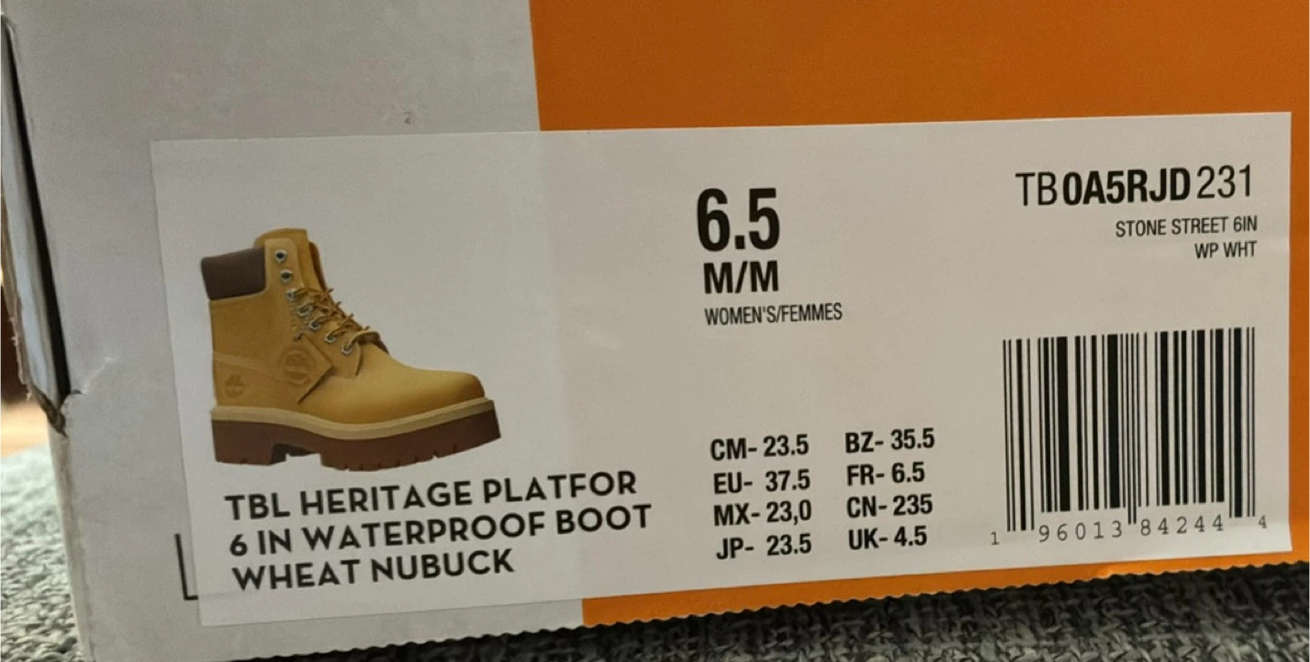 New Timberland Waterproof Boots Size 6.5 - photo 5