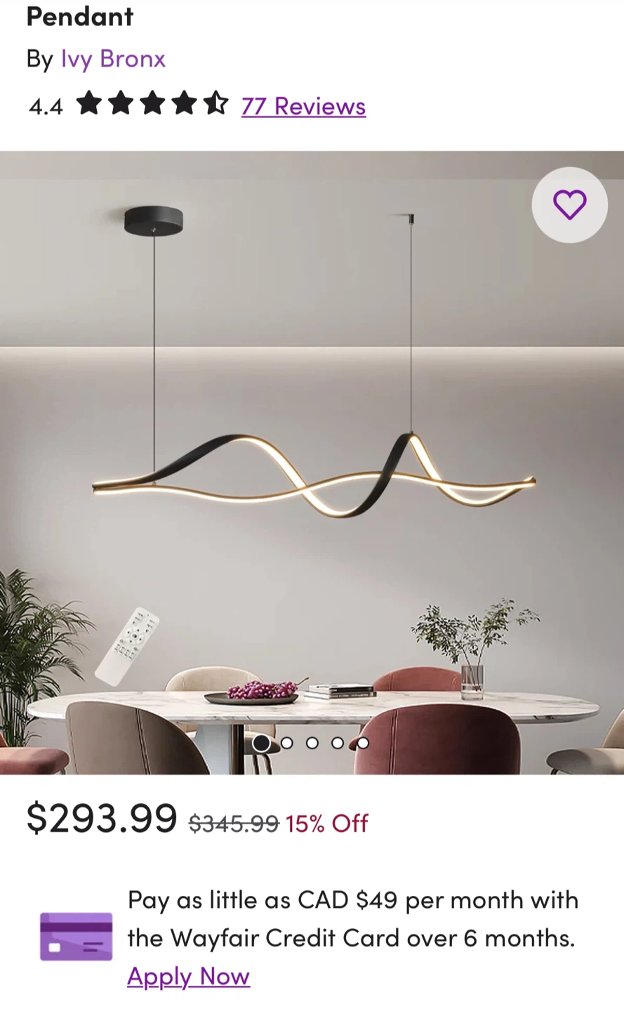 Ivy Bronx Pendant Light - photo 2