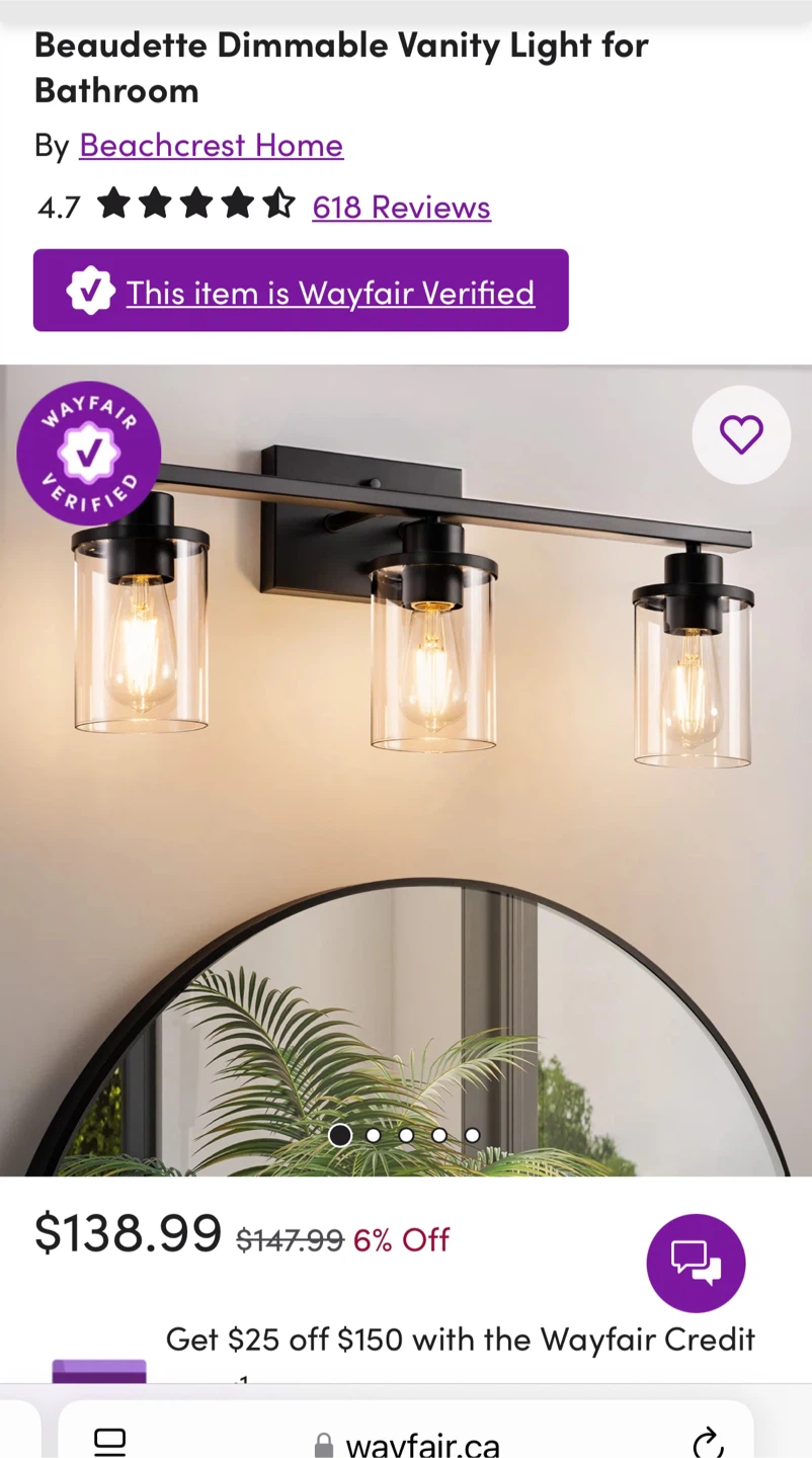 Beaudette Dimmable Vanity Light - photo 3