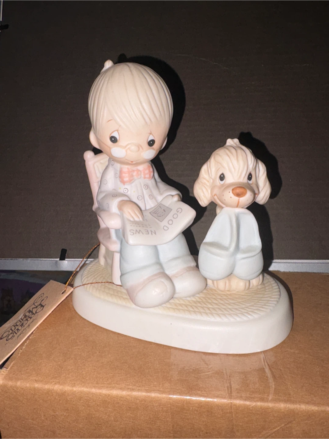 Precious Moments Figurine - Boy and Dog