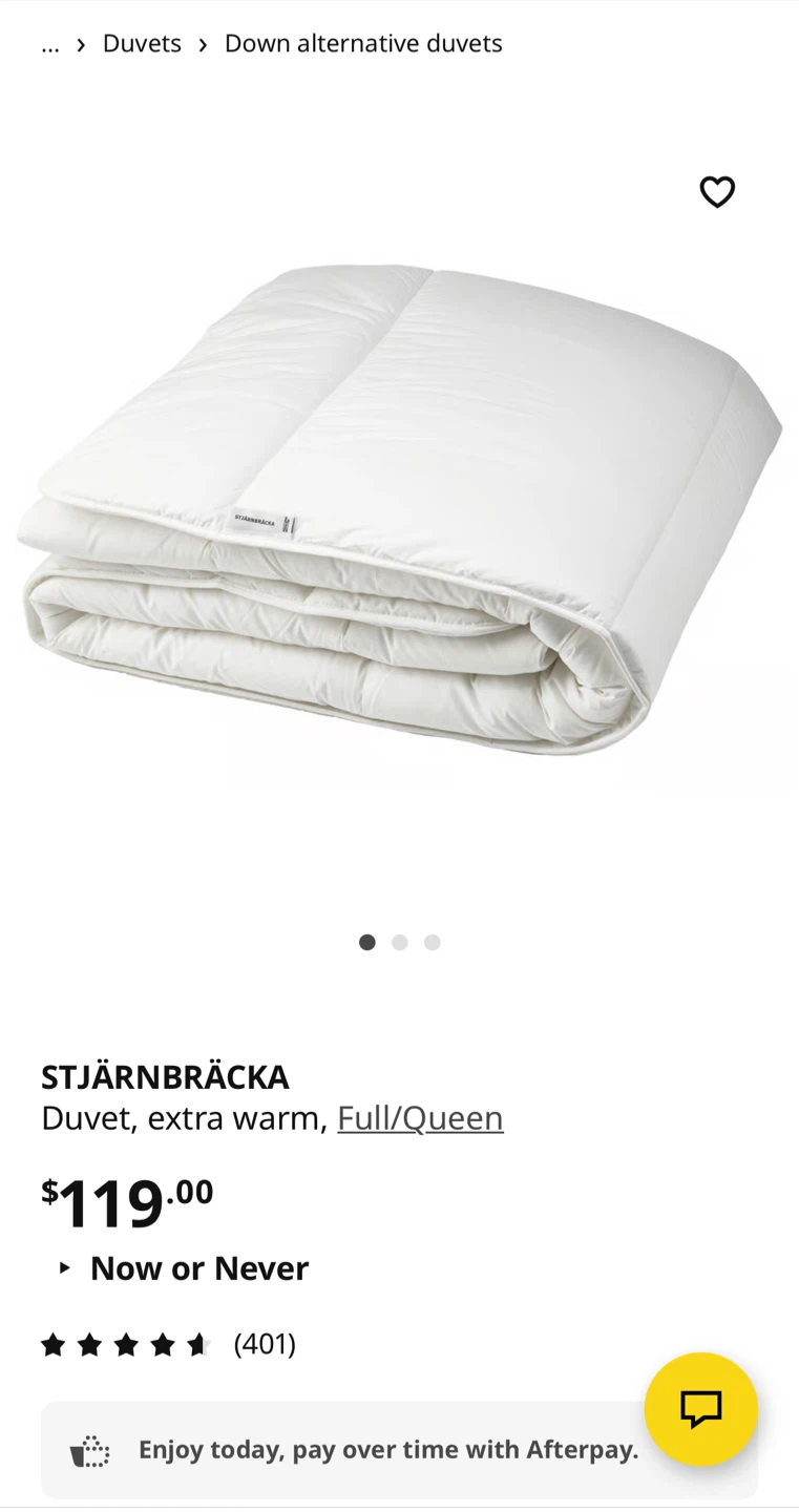 IKEA STJÄRNBRÄCKA Queen Duvet - photo 4