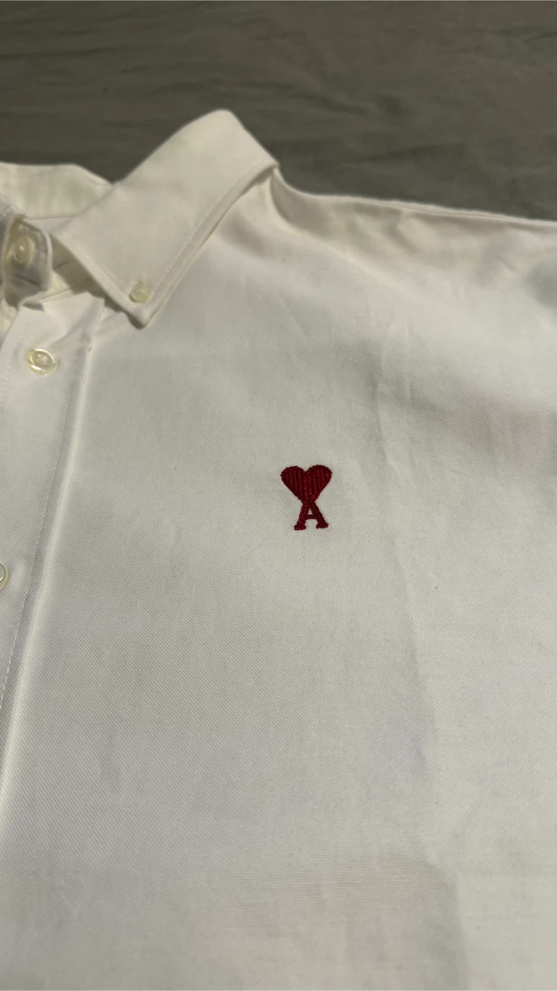 AMI Alexandre Mattiussi White Button Down Shirt - Size S