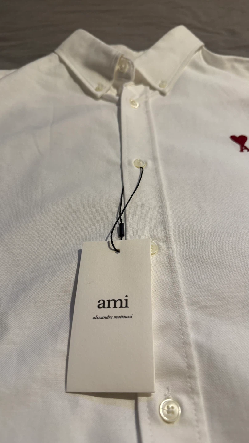 AMI Alexandre Mattiussi White Button Down Shirt - Size S - photo 2