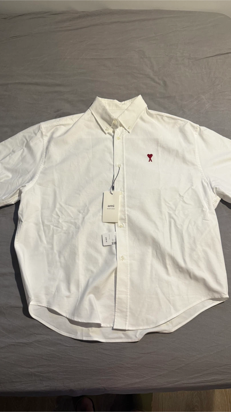 AMI Alexandre Mattiussi White Button Down Shirt - Size S - photo 4