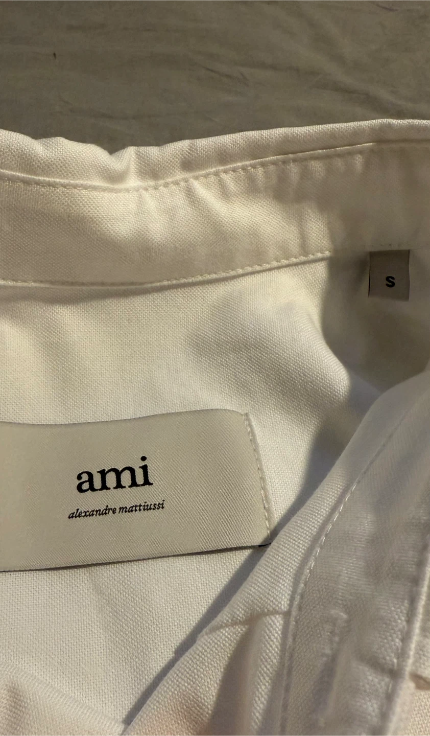 AMI Alexandre Mattiussi White Button Down Shirt - Size S - photo 3