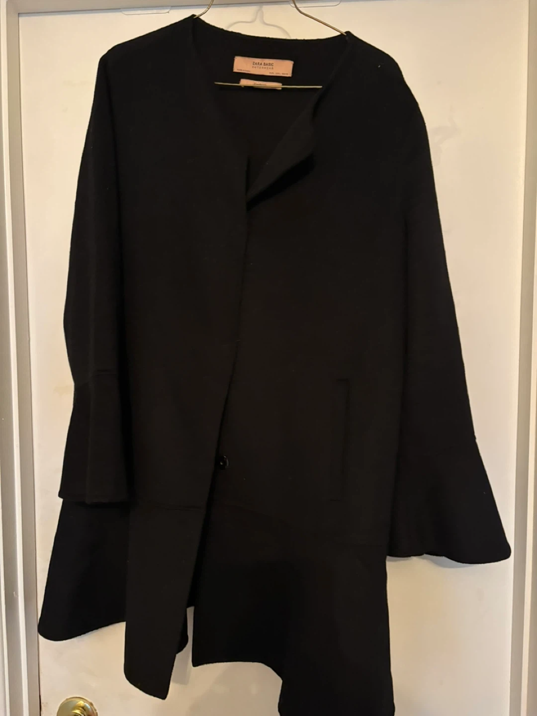 Zara Basic Black Outerwear Jacket - photo 2