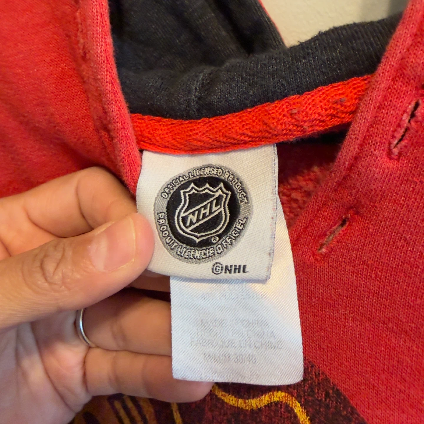 NHL Chicago Blackhawks Red Hoodie M/M - photo 3