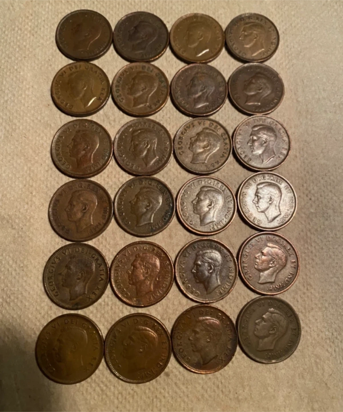 24 pieces Canadian Penny Collection - photo 3