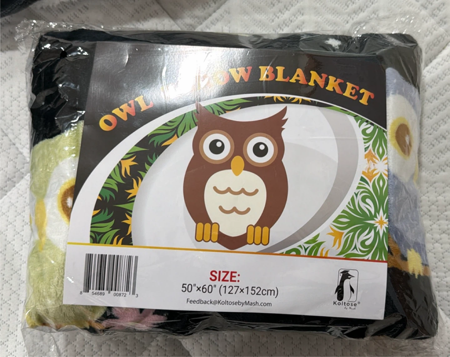Owl Throw Blanket 50x60 - photo 4