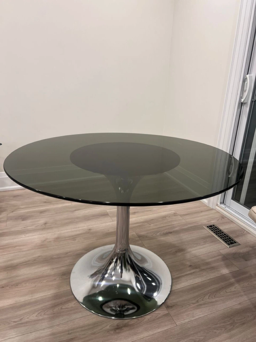 Glass Round Dining Table with 4 Chairs - photo 4