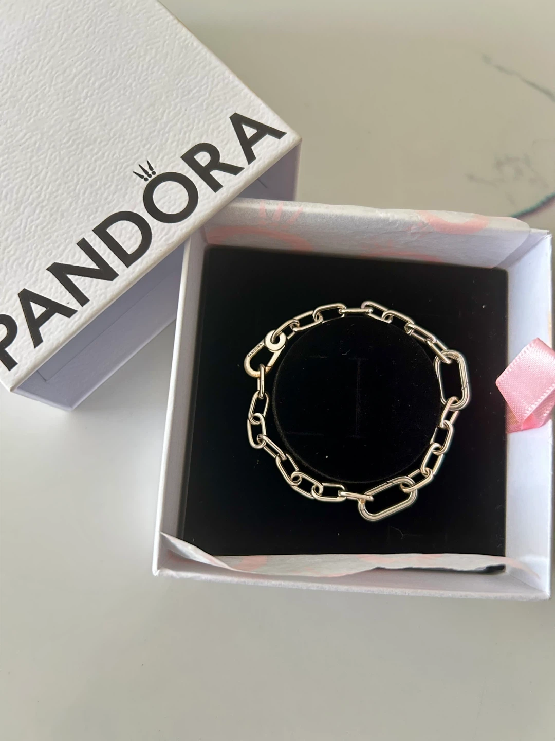 Pandora Small-Link Chain Bracelet (Sterling Silver)