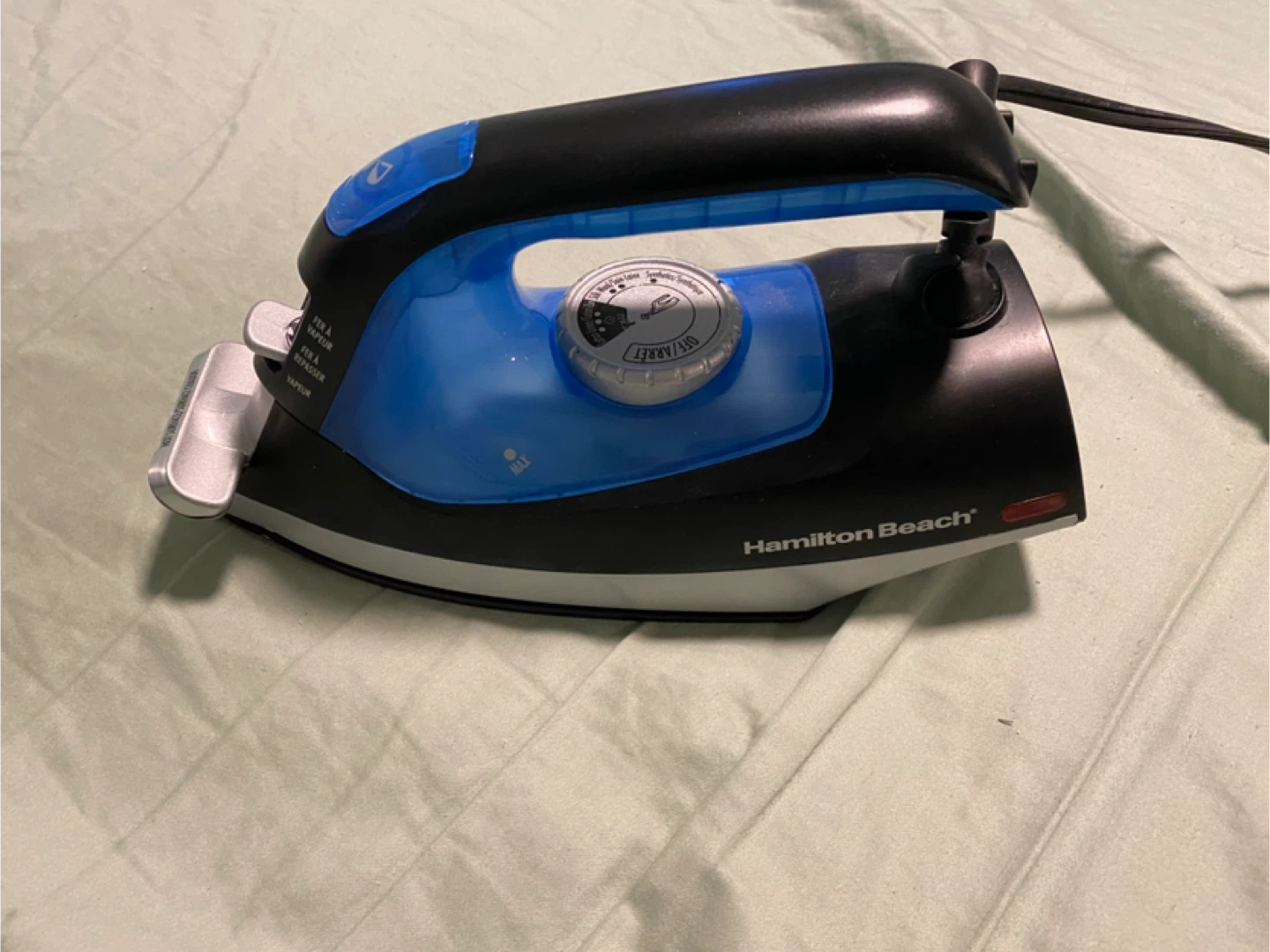Hamilton Beach Iron - Blue & Black - photo 2