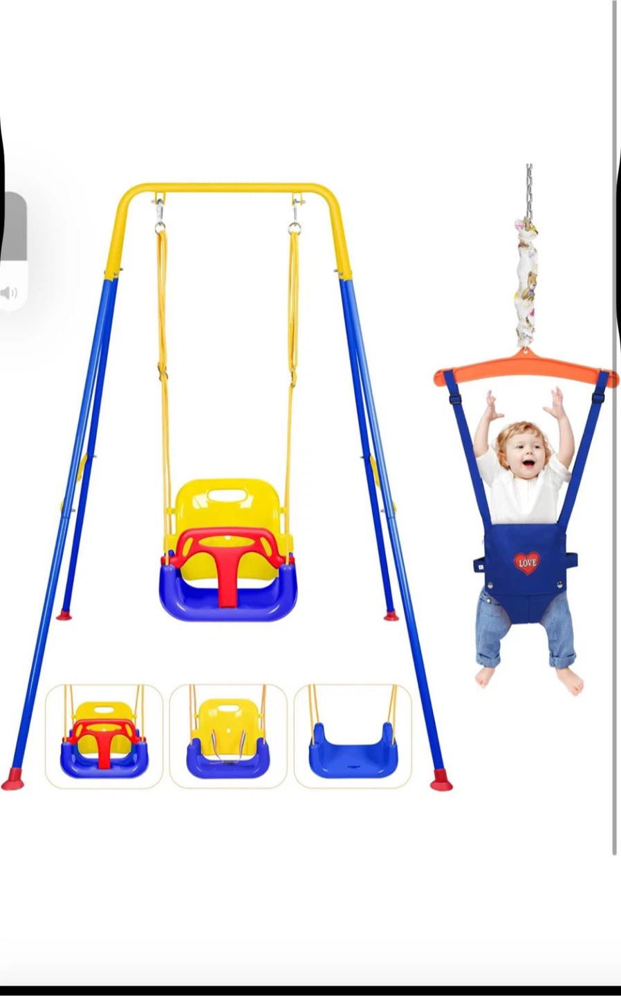 4 in 1 Swing & Jumper Set