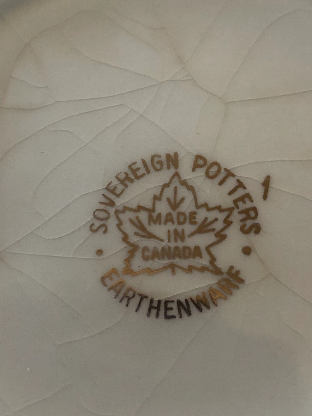 Antique Dinnerware. Sovereign Potters. From Canada. - photo 4