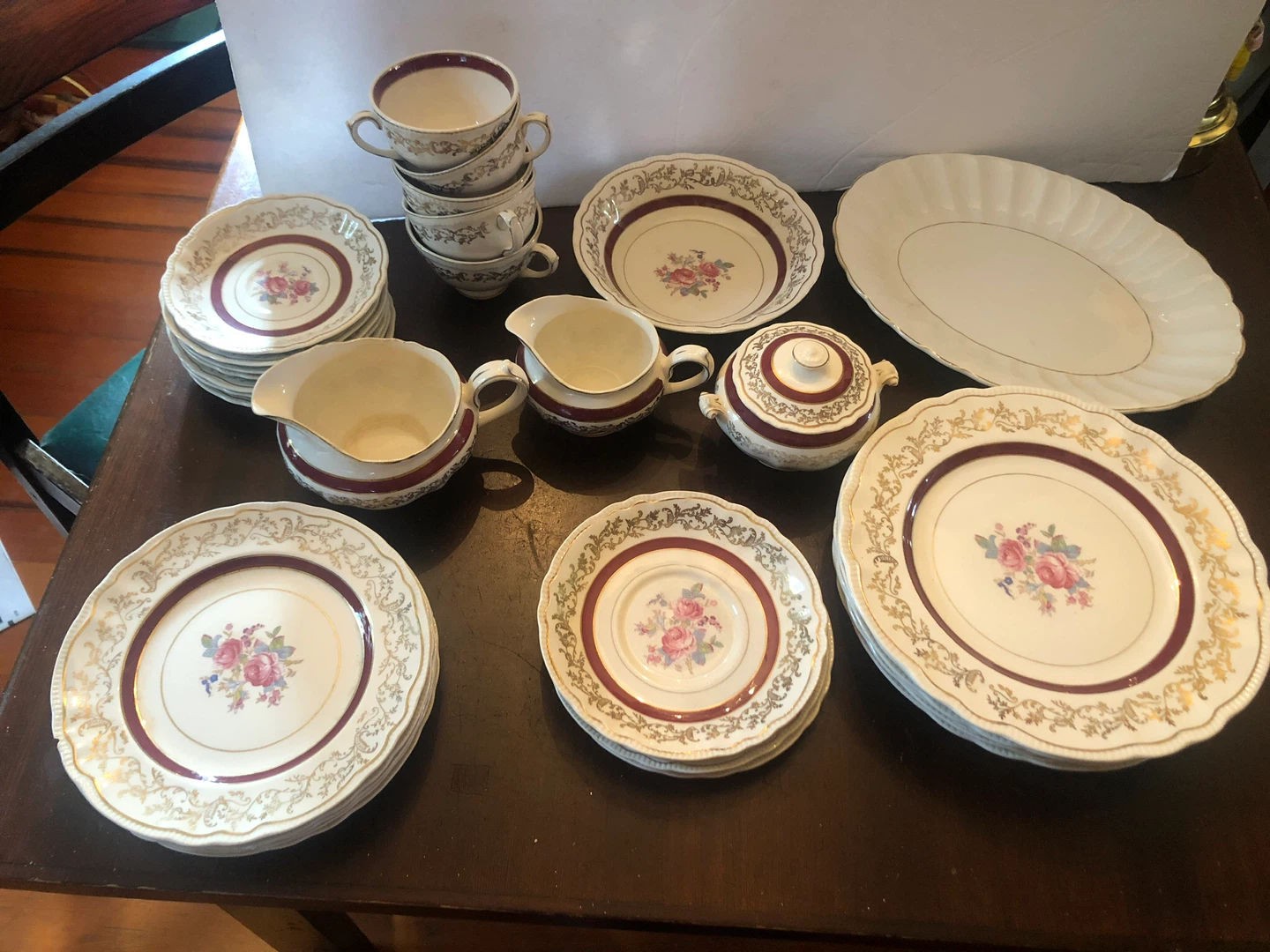 Antique Dinnerware. Sovereign Potters. From Canada.