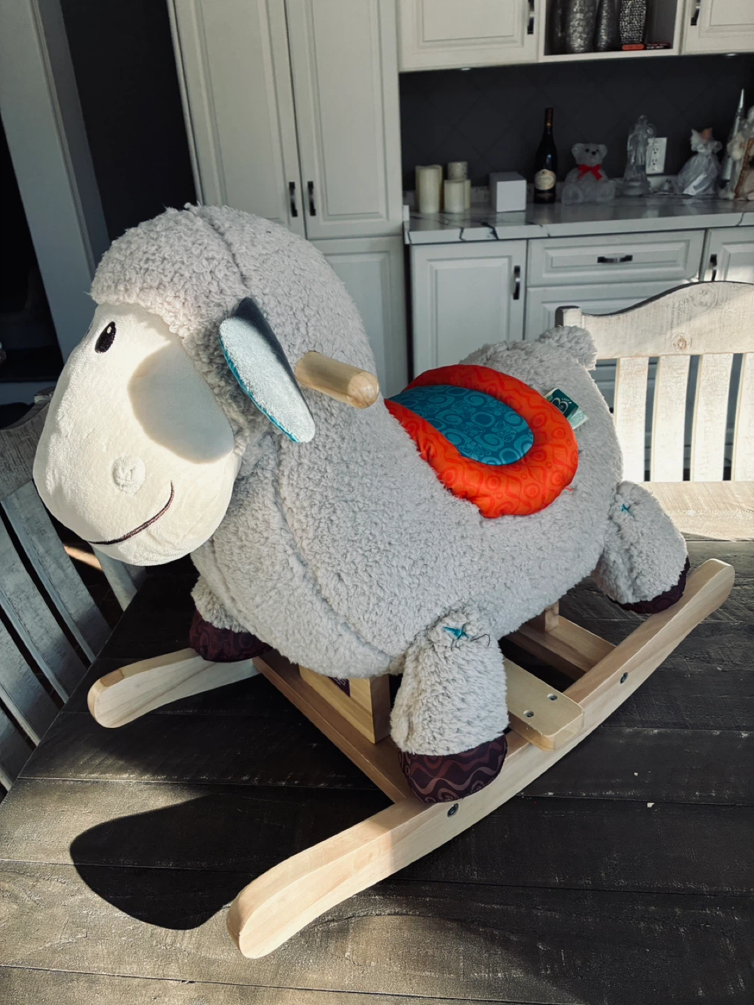 B. Toys kids plush rocking sheep