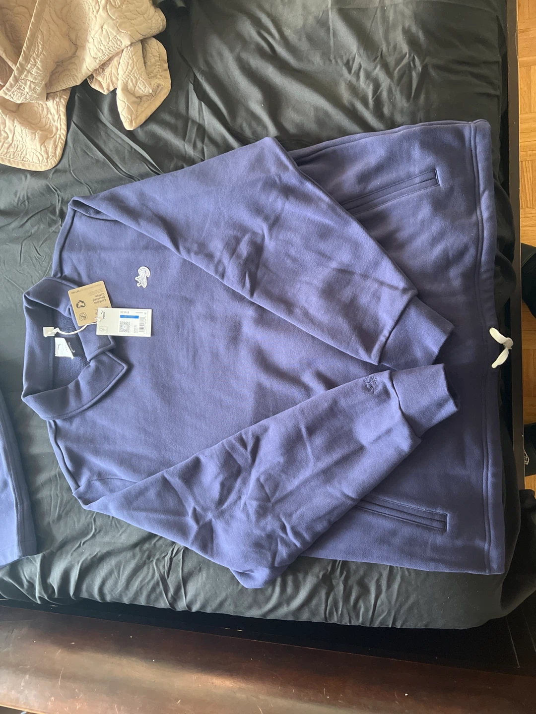 New Lacoste Polo Shirt & Shorts Set - Blue - photo 4