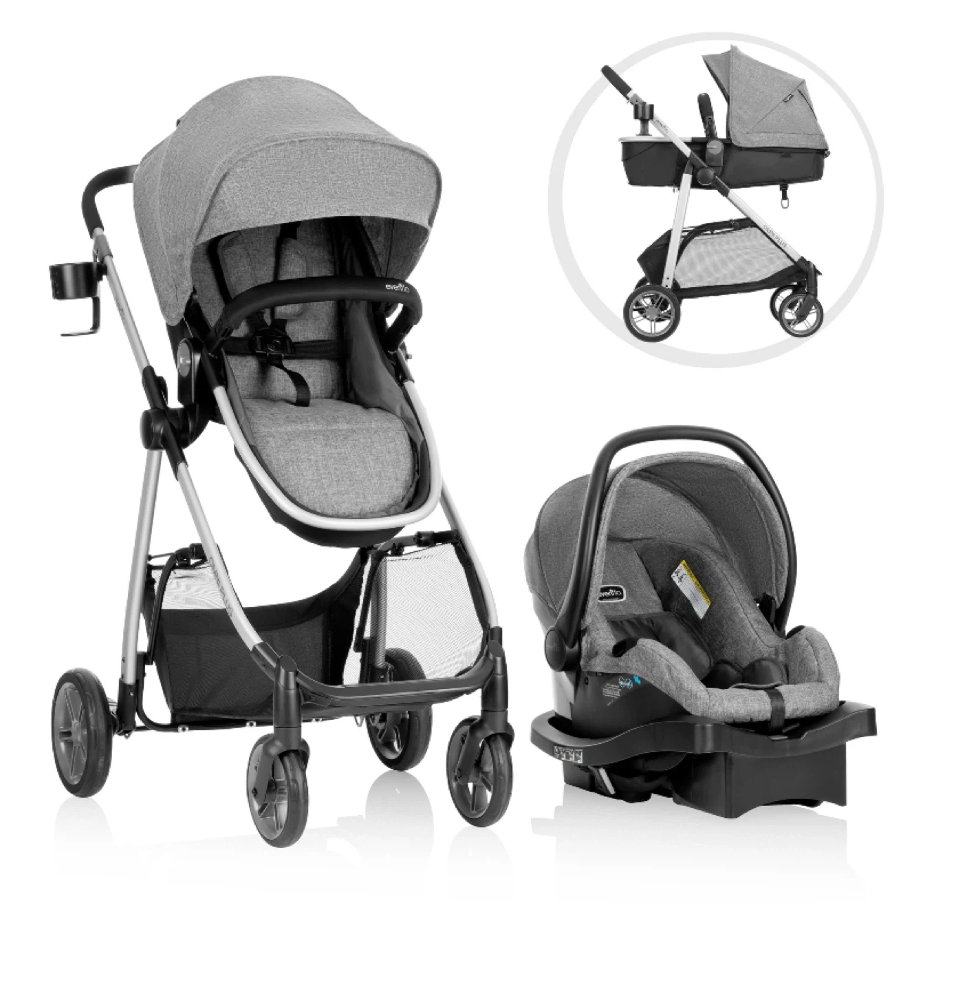 Evenflo Omni Plus Modular Travel System - Grey