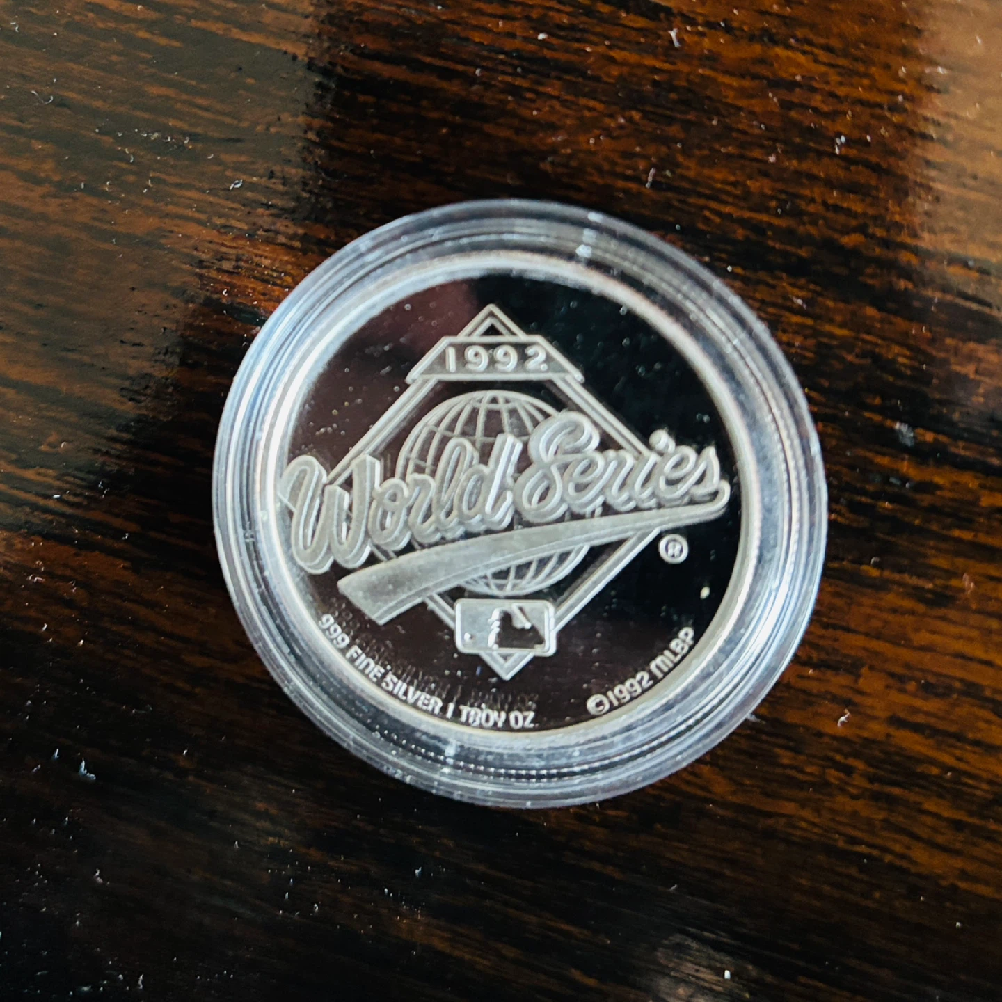 1992 Toronto Blue Jays World Series Silver Coin - photo 2