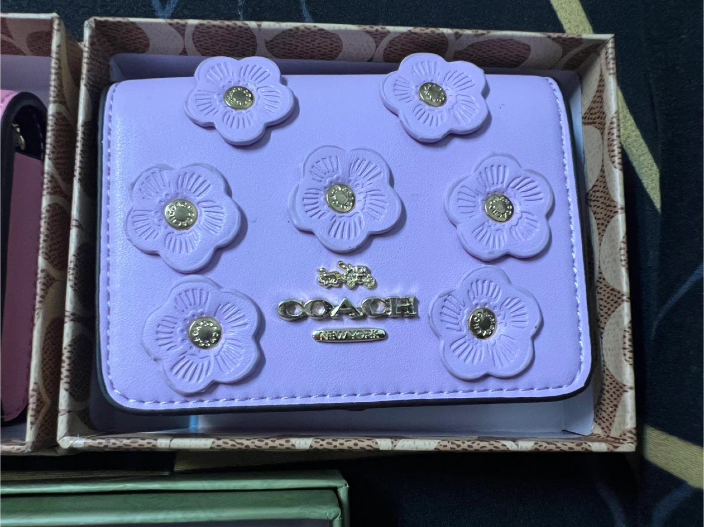 Coach & Gucci Wallets in Chain - Pink, Lilac, Brown - photo 3