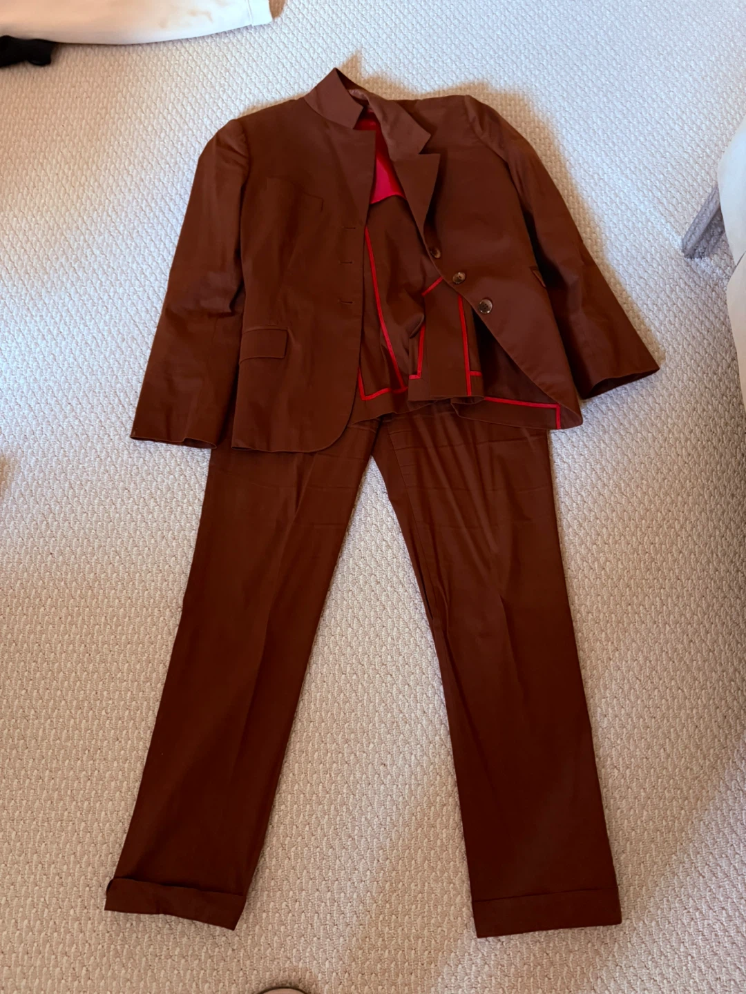Paul Smith Women's Brown Suit, Size 42