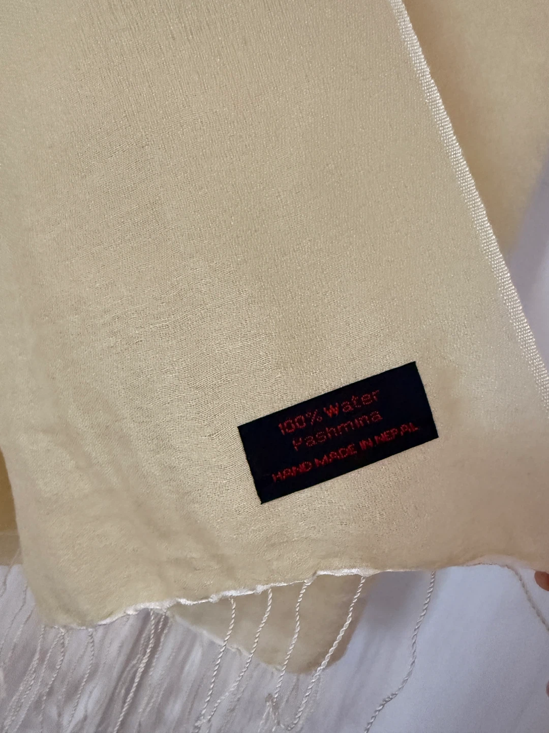 100% Water Pashmina Scarf - Handmade in Nepal - photo 2