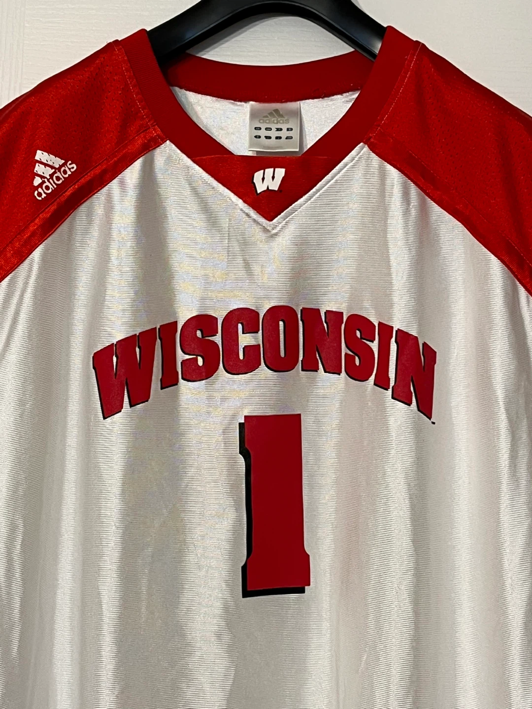 Adidas Wisconsin Badgers Basketball Jersey Size L - photo 2