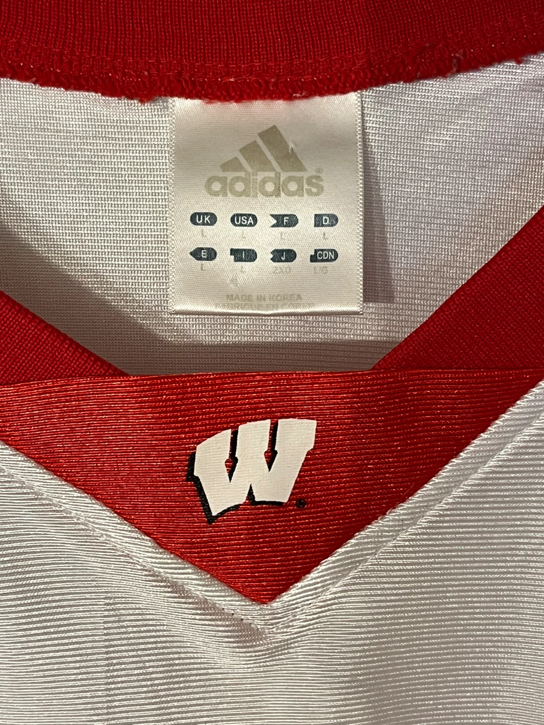 Adidas Wisconsin Badgers Basketball Jersey Size L - photo 4