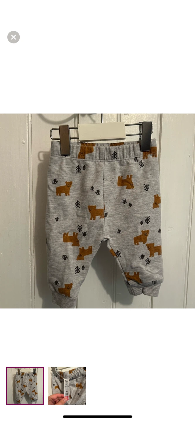 PL Baby 3M Pants - Bear Print