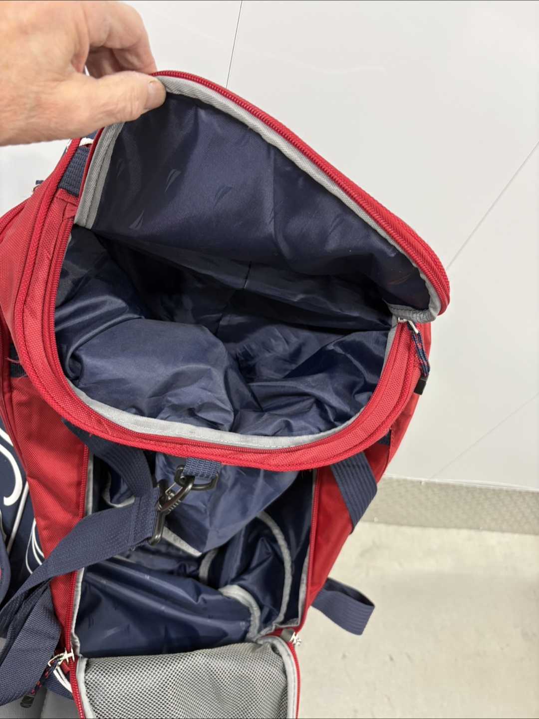 Nautica Red & Navy Duffel Bag - photo 3