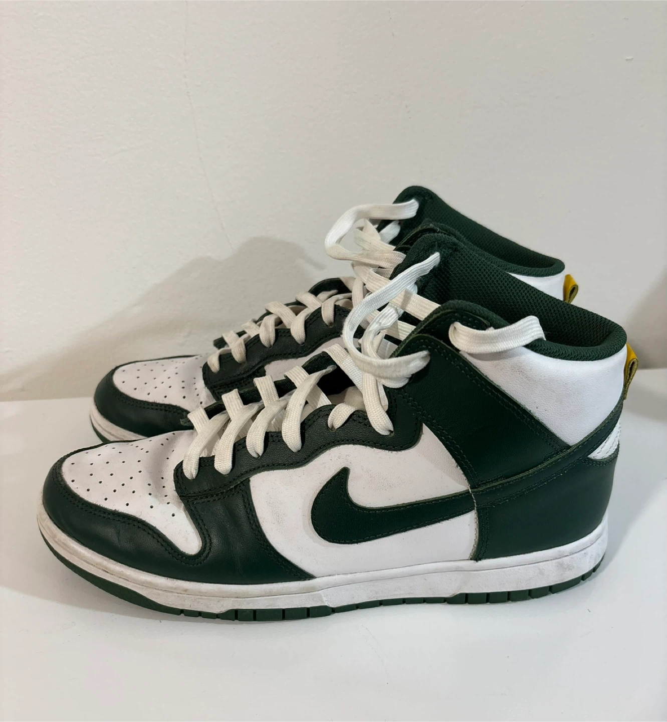 Nike Dunk High Retro Green White Size 10