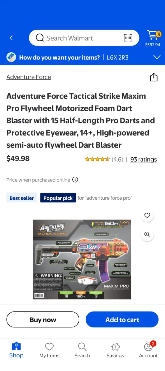 Adventure force  flywheel blaster - photo 2