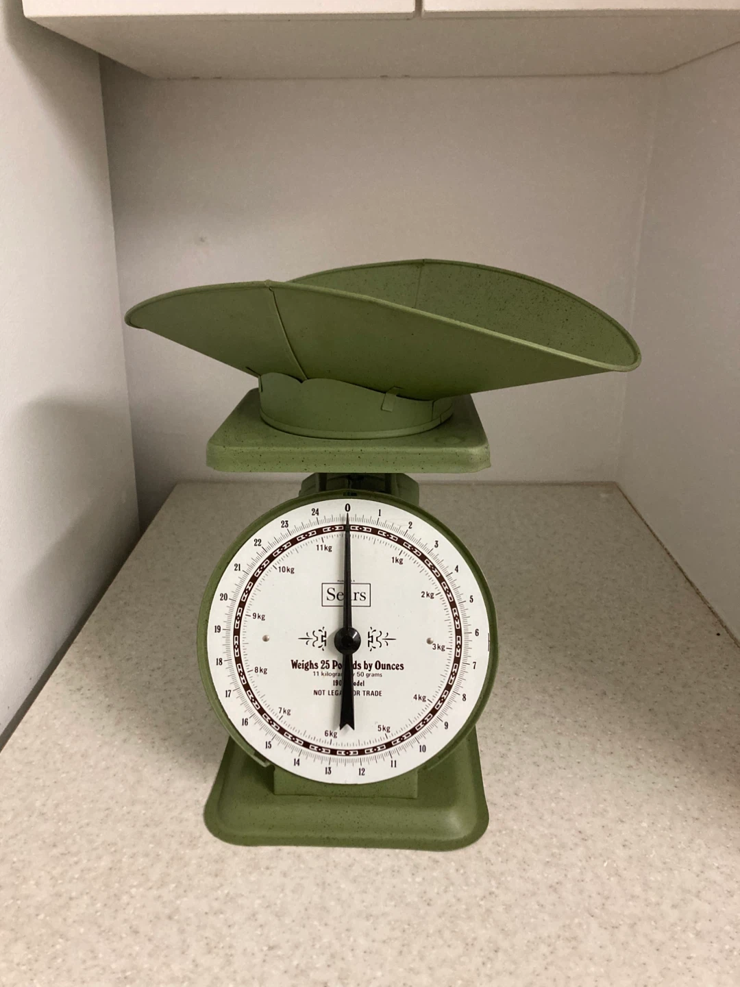Vintage Sears Kitchen Scale - Green - photo 2