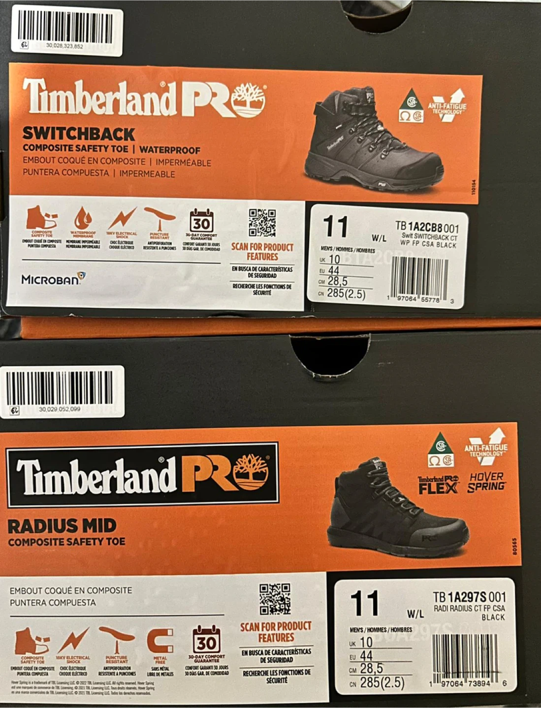 Timberland PRO Switchback & Radius Mid Boots - Size 11 - photo 2