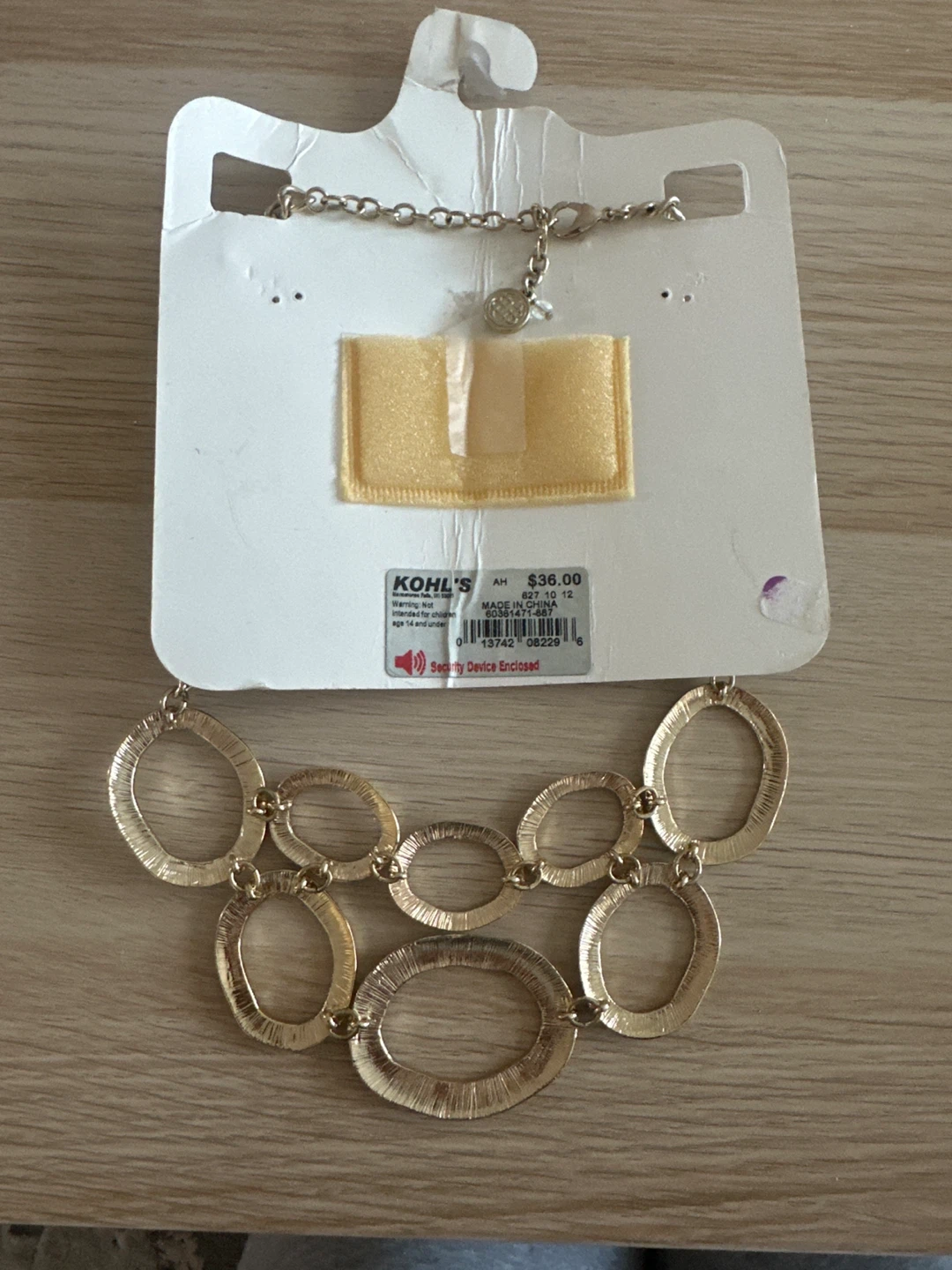 Dana Buchman Gold Necklace - New with Tags - photo 2