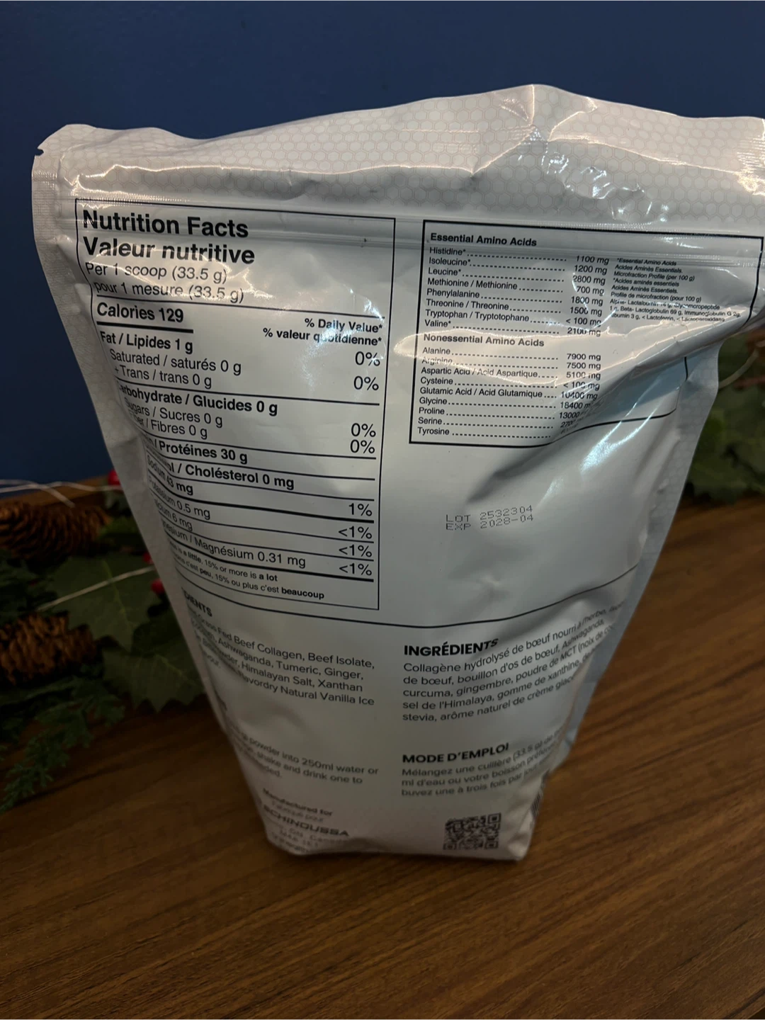 Schinoussa Beef Protein - Vanilla Ice Cream Flavour - photo 3