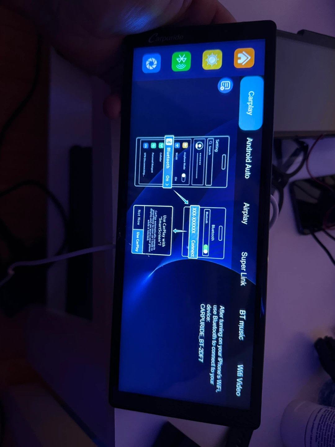 Carpuride 9 inch Portable Wireless Car Stereo - photo 2