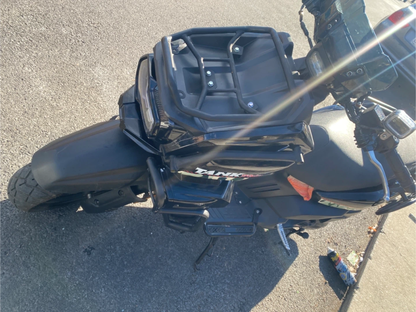 Tank Fly Wing 150 Scooter - Black - photo 3