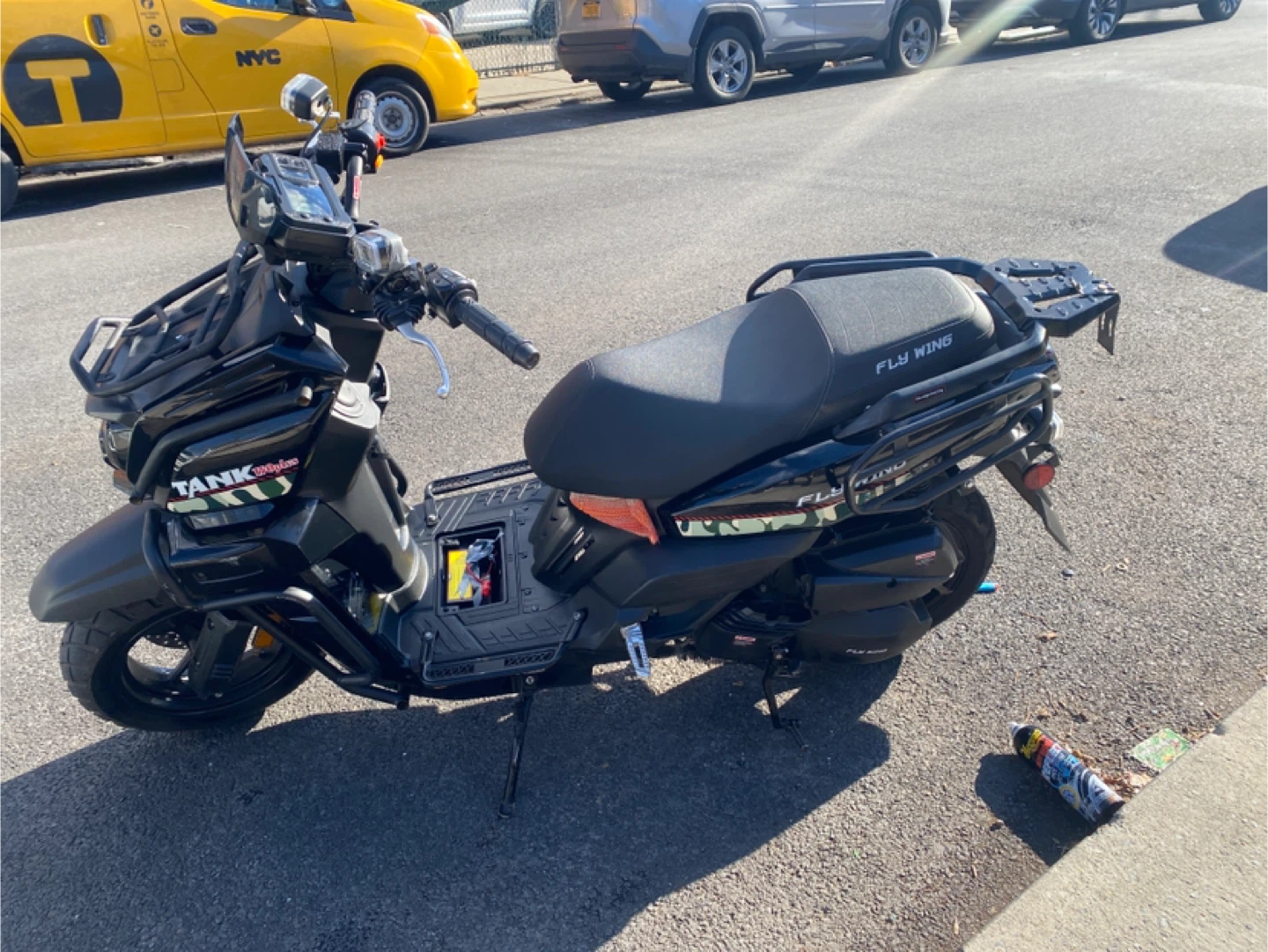 Tank Fly Wing 150 Scooter - Black - photo 2